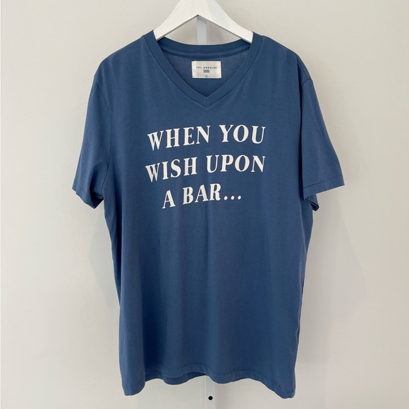 SOL ANGELES BLUE WISH UPON A BAR TEE SHIRT XL NWTS! - Picture 3 of 15